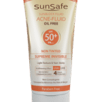 فلوئید ضدآفتاب آکنئیک سان سیف SPF50 بدون رنگ