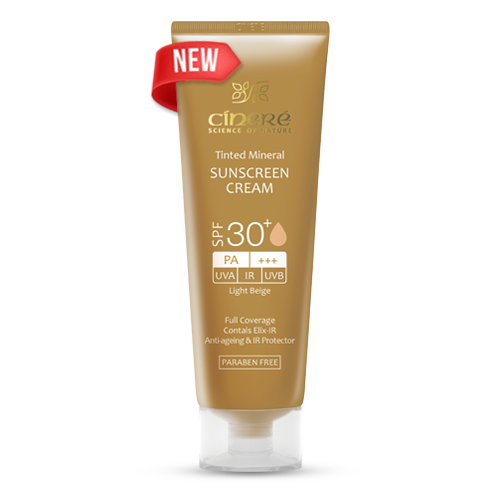 کرم ضد آفتاب رنگی +SPF30 سینره