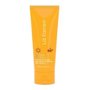 کرم ضد آفتاب و ضد لک بی رنگ SPF50 پوست خشک لافارر