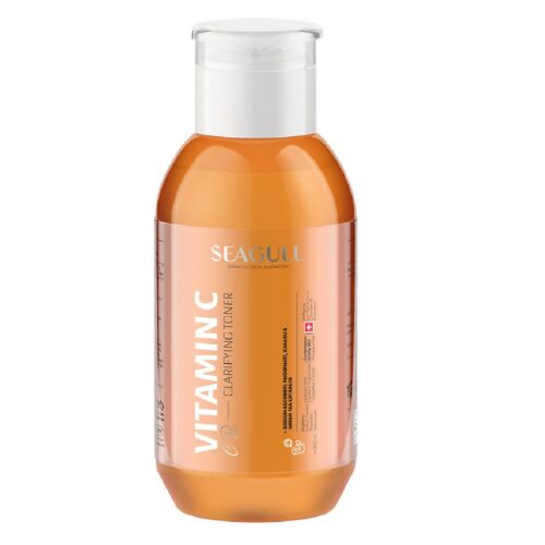 تصویر تونیک روشن کننده حاوی ویتامین C سی گل مناسب پوست چرب و آکنه دار 2۵۰ میلی لیتر Seagull Clarifying Tonic With Vitamin C For Oily Skins 150 ml