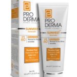 کرم ضد آفتاب و مرطوب کننده پرودرما با SPF60 مناسب براي پوست هاي معمولي و خشک