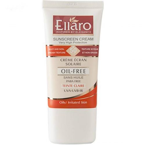 کرم ضد آفتاب فاقد چربی SPF50 الارو مدل Teinte Claire