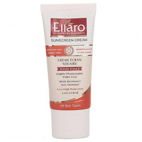 کرم ضد آفتاب SPF50 الارو مدل Teinte Fonce