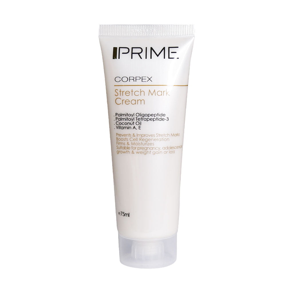 Prime-Stretch-Mark-Cream-75ئم کرم ترک پوست بدن پریم محصولی جهت پیشگیری از پیدایش ترکهای پوستی و نیز ترمیم آثار ناشی از آن است که پوست را نرم، مرطوب و انعطاف پذیر نگاه میدارد.