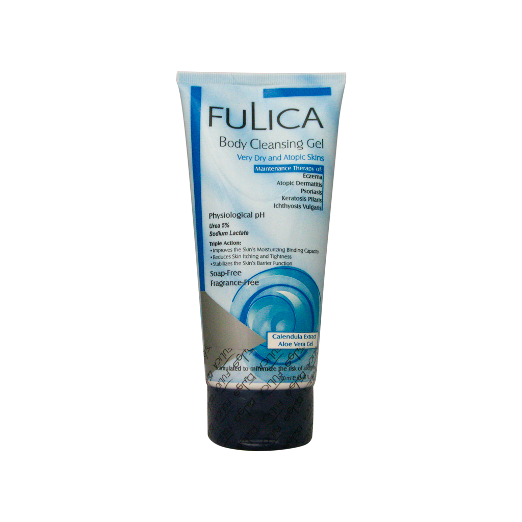 Fulica Body Cleansing Gel For Very Dry And Sensitive Skins شامپو بدن فولیکا مخصوص پوست خشک و حساس