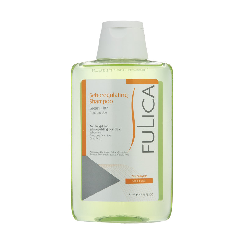 Fulica Seboregulating Shampoo 200ml شامپو مخصوص موهای چرب فولیکا ۲۰۰ میلی لیتر