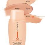 کرم ضد آفتاب رنگی پوست نرمال و خشک ژیناژن SPF50 حجم 50 میلی لیتر