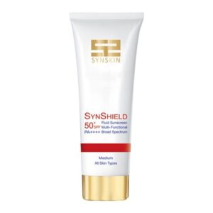 کرم ضد آفتاب فلوئید رنگی ساین شیلد SPF50 ساین اسکین