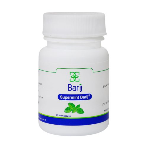 Barij-Essence-Spearmint-20-mg-30-Soft کپسول نرم سوپرمینت ۲۰ میلی گرم