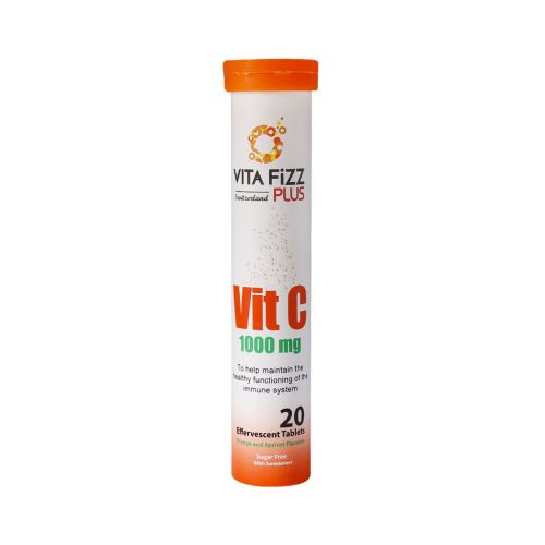 Vita-Fizz-Vitamin-C-1000-mg-20-Effervescent-Tablets قرص جوشان ویتامین ث 1000 میلی گرم ویتافیز پلاس
