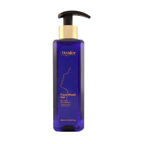 Uzider Face Wash Gel For Dry And Normal Skin 250 Ml ژل شستشو دهنده صورت یوزیدر مناسب پوست خشک و نرمال
