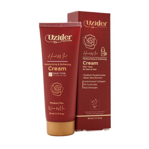 Uzider Moisturizing And Softening Hand And Nail Cream 50 Ml کرم نرم کننده و مرطوب کننده دست و ناخن یوزیدر