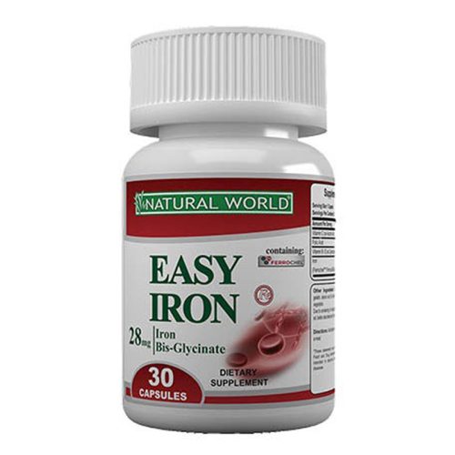 Natural World Easy Iron 30 Caps کپسول ایزی آیرون نچرال ورلد