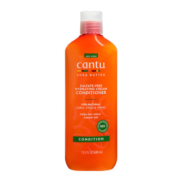 نرم کننده مو کانتو Cantu مدل Hydrating مناسب موهای فر حجم 400 میلی لیتر