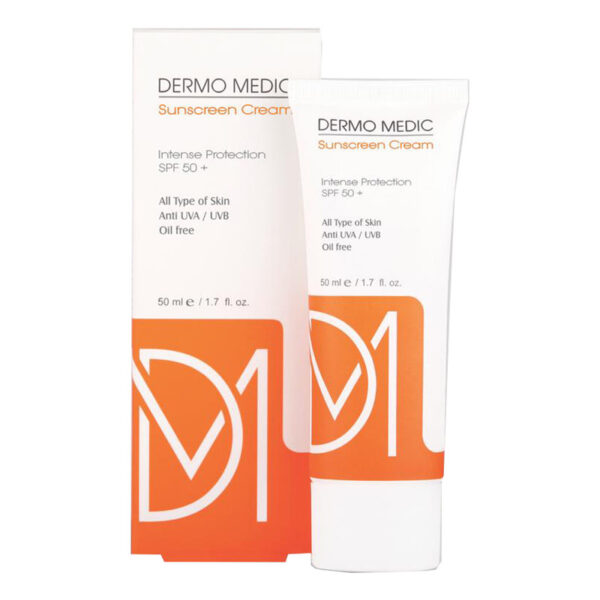 کرم ضد آفتاب رنگی فاقد چربی درمومدیک SPF50