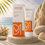 کرم ضد آفتاب رنگی فاقد چربی درمومدیک SPF50 حجم 50 میلی لیتر