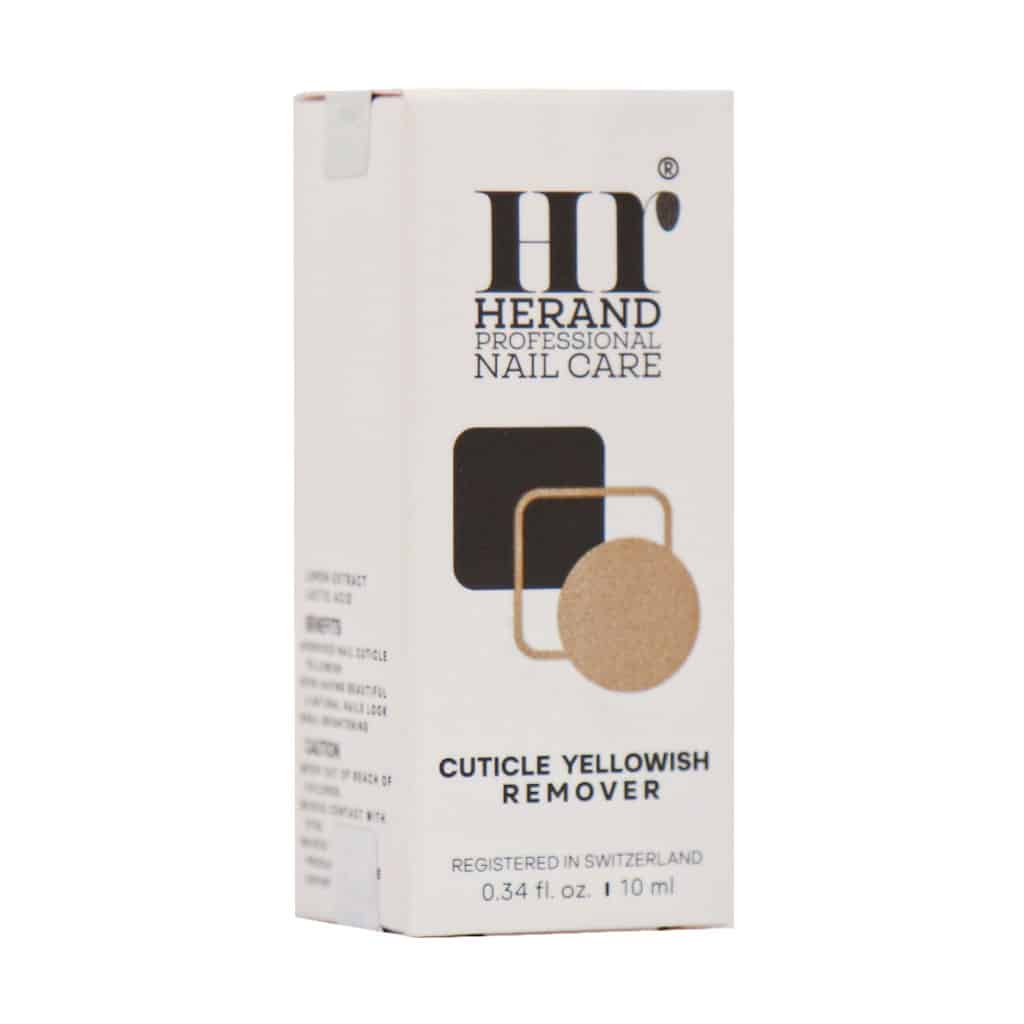 Hr Herand Professinoal Cuticle Yellowish Remover 10 ml محلول رفع زردی ناخن هراند 10 میلی لیتر - Image 1