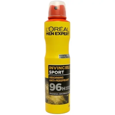 اسپری ضد تعریق مردانه لورال من اکسپرت ورزشی اینوینسیبل اسپورت 250 میل L’oreal Men Expert Invincible Sport